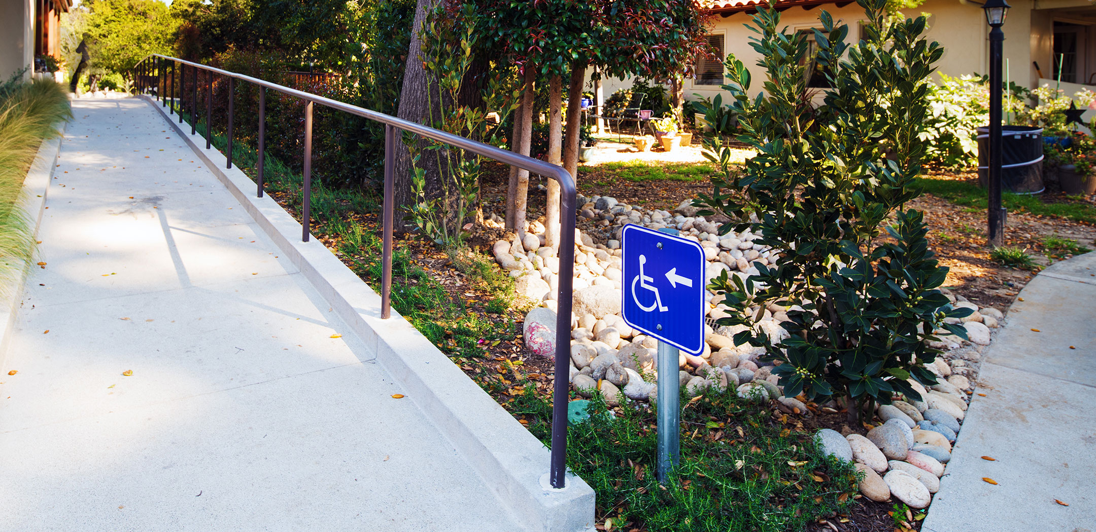 Handicap railing